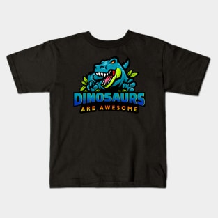 T-Rex Dinosaurs Are Awesome Kids T-Shirt